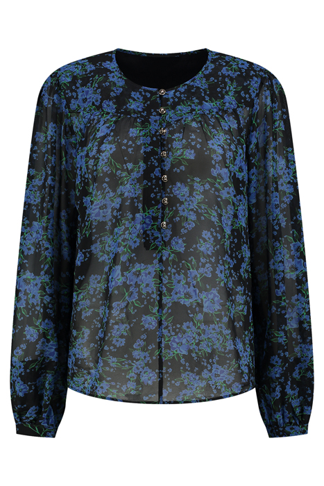 REMI BLOUSE CAMELIA FLOWER BLUE 2