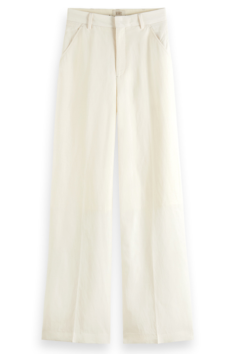 HANA - TAILORED HIGH RISE WIDE LEG PANTS ECRU 4