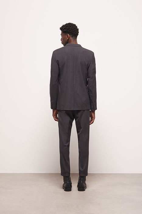 VESTE DE COSTUME FIT BLACK GREY 3