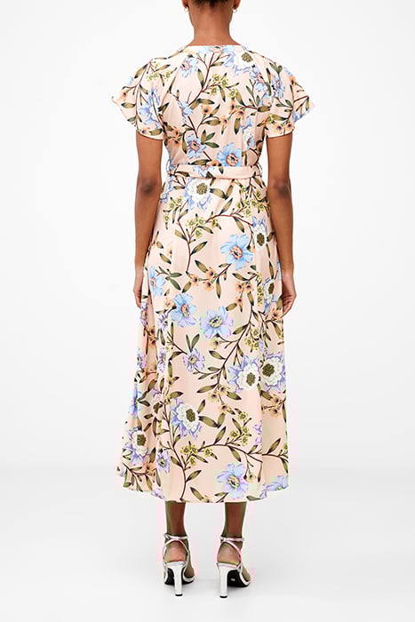 FLORAL BUTTON-THROUGH BELTED MIDI DRESS 2