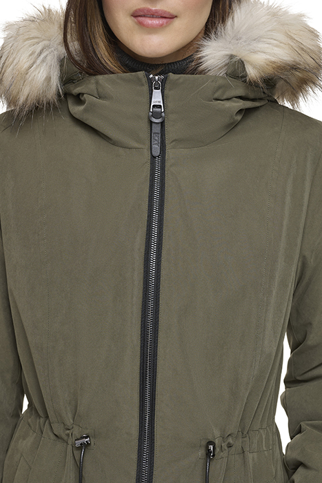 ZIPFRT LONG PUFFER LODEN 5