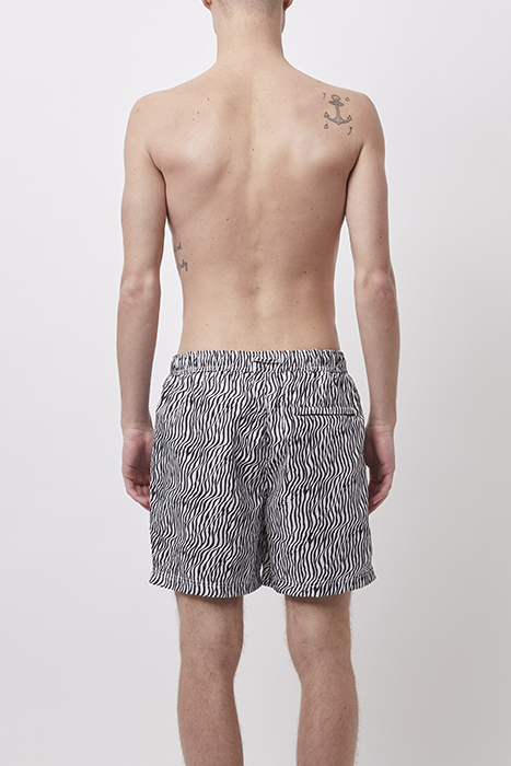 SEINE PRINT RECYCLD SWIM SHORT WHITE 2