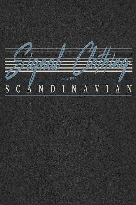 LIAMSI FRONT PRINT TEE+ BLACK 2