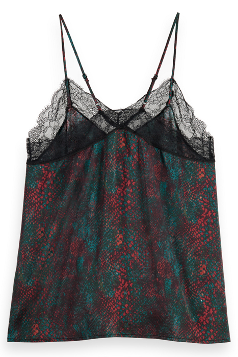CAMISOLE WITH LACE TRIM SNAKE 5