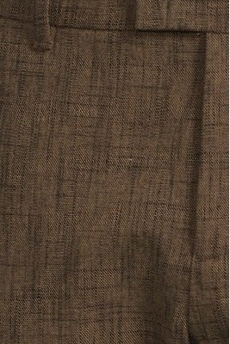 SLIM FIT PANTS WITH WELT HIP POCKET AND NUTMEG 5