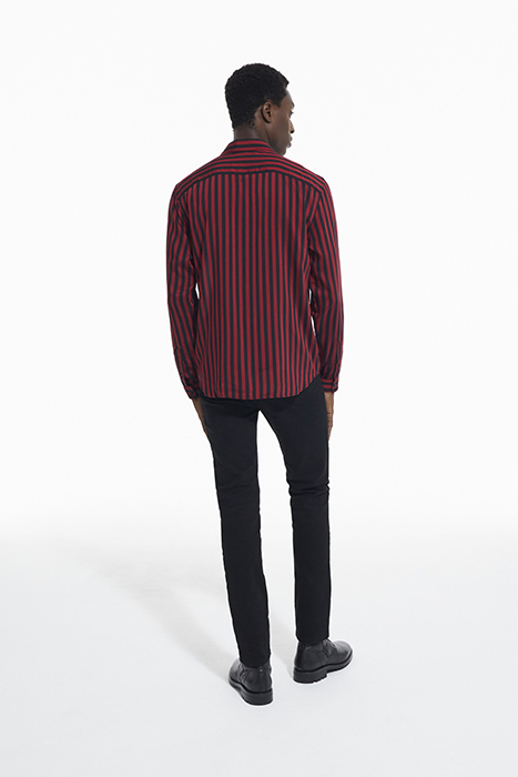 CHEMISE MANCHES LONGUES RED / BLACK 4