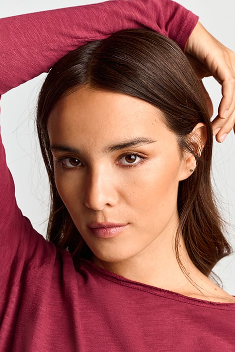 ORGANIC HEAVY JERSEY LONGSLEEVE RUBY RED 4