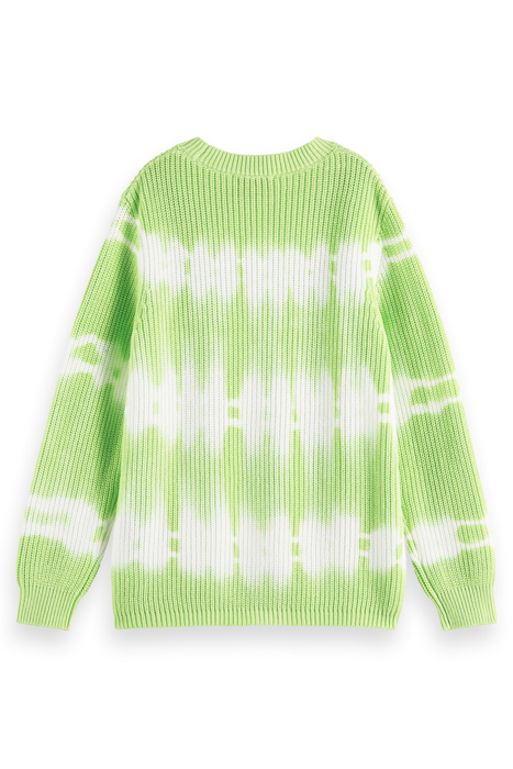 BOYS TIE-DYED WASHING CREWNECK PULLOVER IN ORGANIC COTTON NE 5