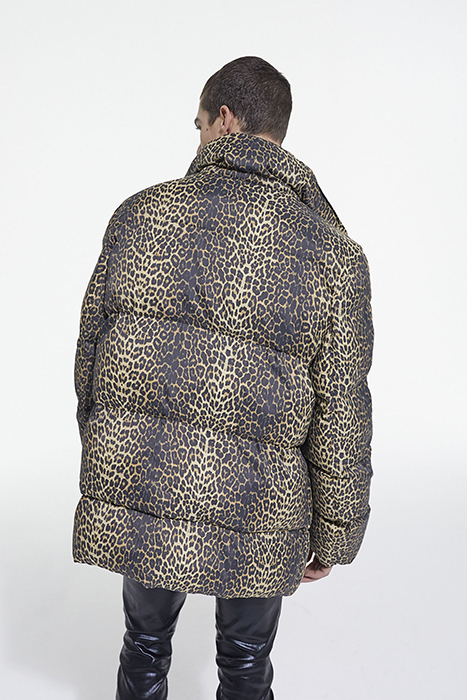 OVERSIZE DOWN JACKET LEOPARD 2