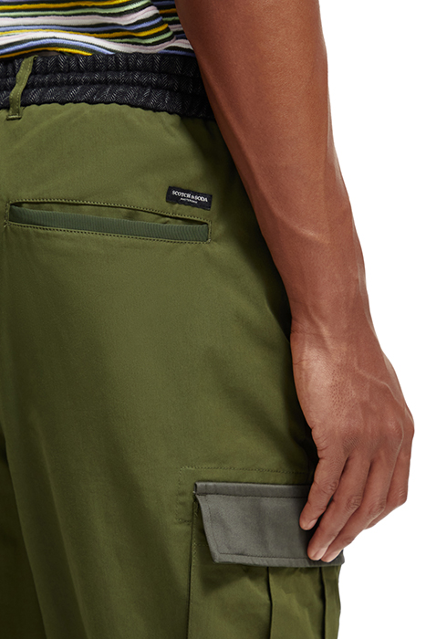 SEASONAL - CONTRAST TRIMMED CARGO JOGGER FIELD GREEN 7