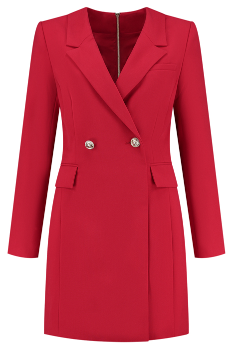 LACEY BLAZER DRESS CHILI 2