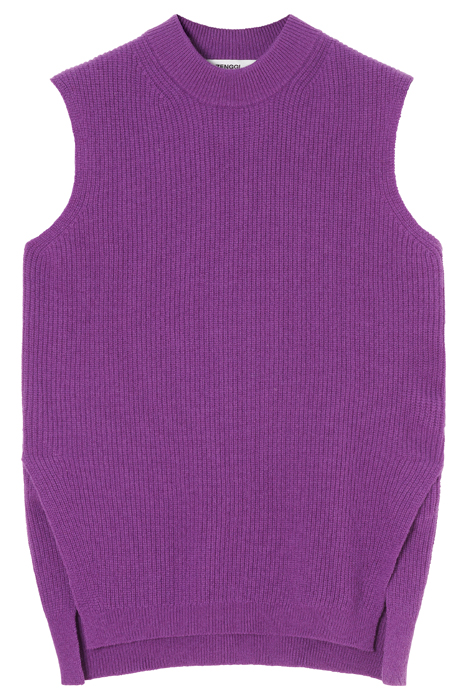 BIBA RIBBED SLEEVELESS TOP PURPLE MAGIC 3