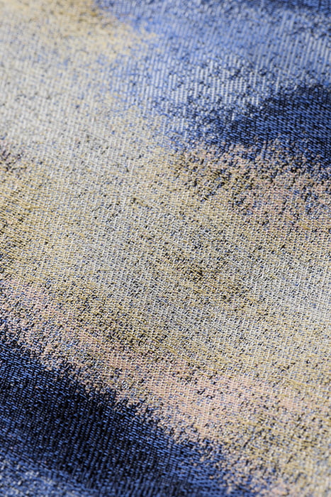 JACQUARD BOMBER JACKET BLURRED LANDSCAPE BLUE 7