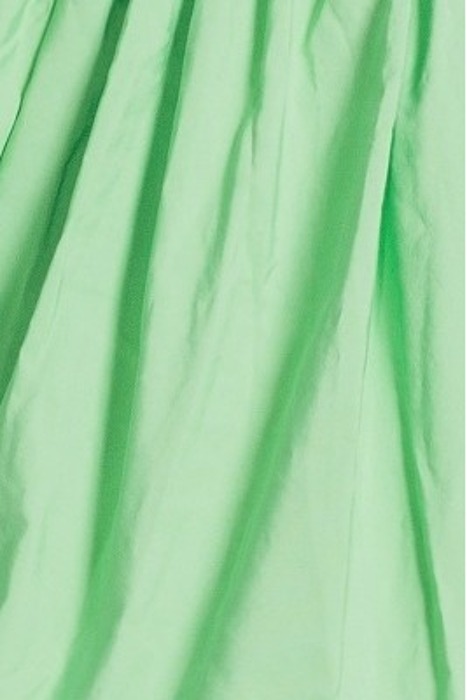 TAFFETA MIX BALLOON MINI DRESS BLACK 5