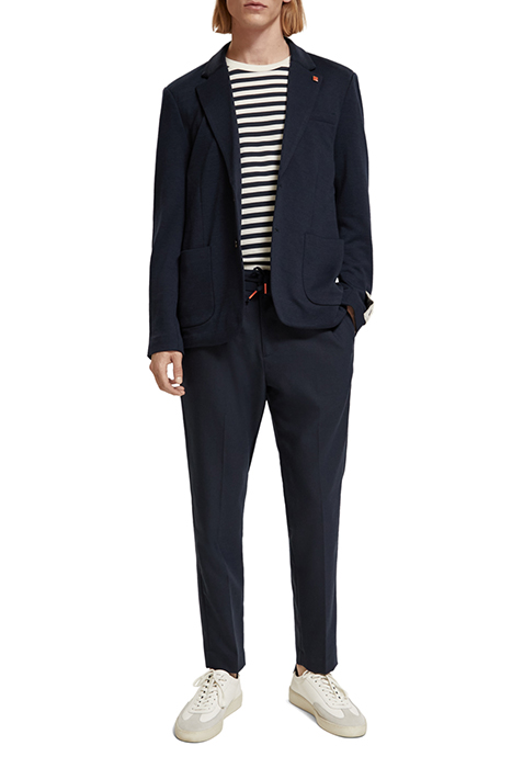 UNCONSTRUCTED REGULAR-FIT KNITTED BLAZER NIGHT 3