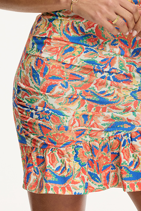 LADIES JAMIE DRESS SICILIAN FLOWER ORANGE SICILIAN FLOWER 9