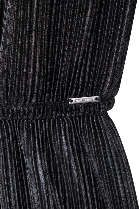 GIRLS’ GREY SILVER PLEATED KNIT JUMPSUIT GREY 3