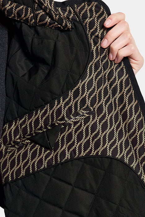 SIRI WNS CAPE ROPE AOP BLACK 10