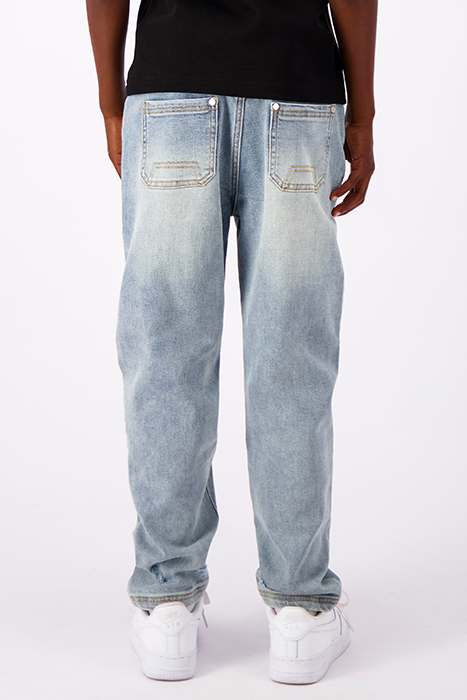 STRAIGHT FIT DENIM LIGHT BLUE 2