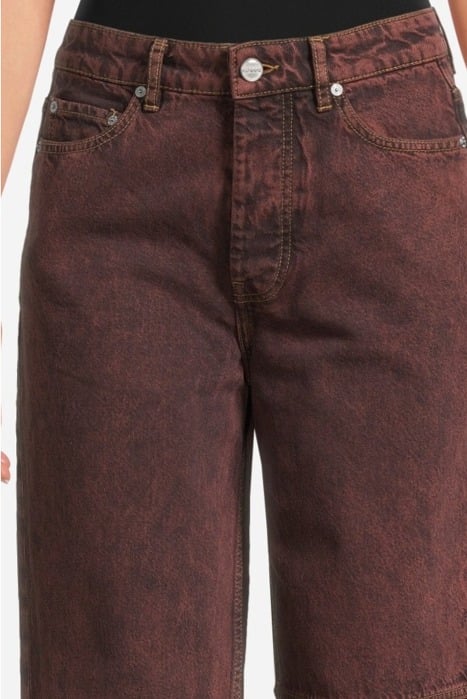 OVERDYED BLEACH DENIM IZEY SHAVED CHOCOLATE 4