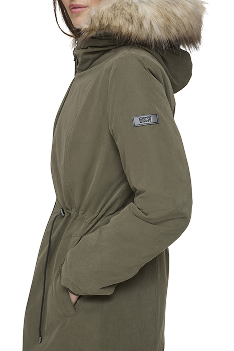 ZIPFRT LONG PUFFER LODEN 4