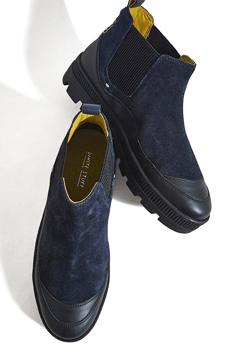 CROPPED ANKLE CHEEA BOOT DARK NAVY 3