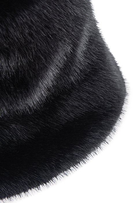 FLETCHER BUCKET HAT BLACK FAUX FUR 5