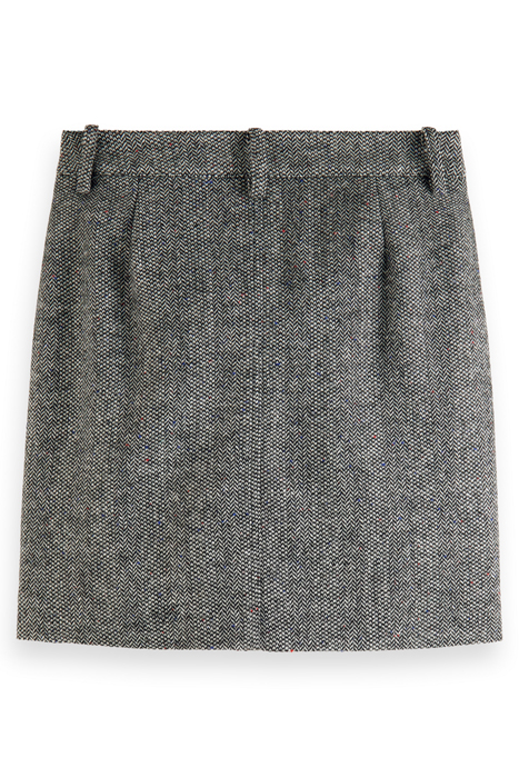 HERRINGBONE HIGH RISE MINI SKIRT HERRINGBONE TWEED 5