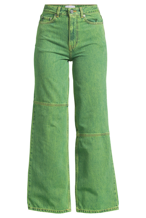 OVERDYED BLEACH DENIM MAGNY LIME PUNCH 3