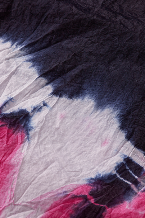 WORKOUT - TIE-DYED HOODED ZIP-THRU JACKET MULTICOLOUR TIE DY 9