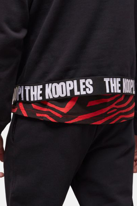 SWEAT CAPUCHE BANDE LOGO BLACK 6