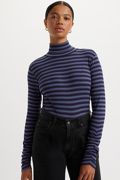 RUCHED LONG-SLEEVED TOP MULTICOLOUR 4