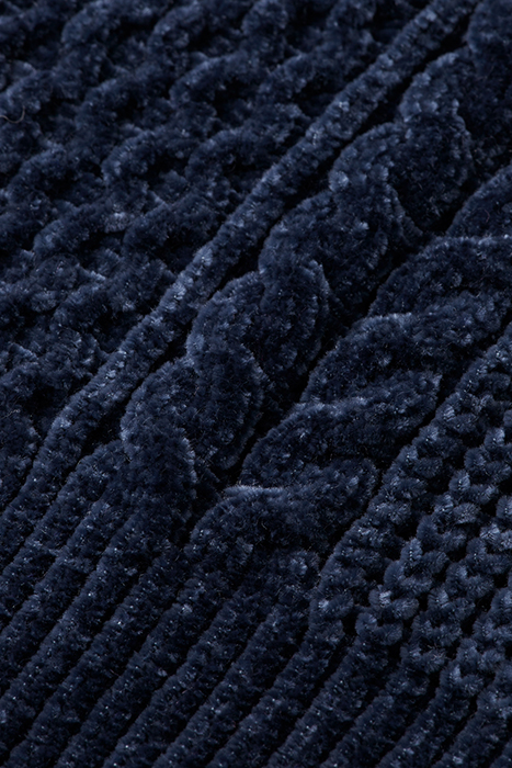 GIRLS CHENILLE CABLE KNIT PULLOVER NIGHT 7