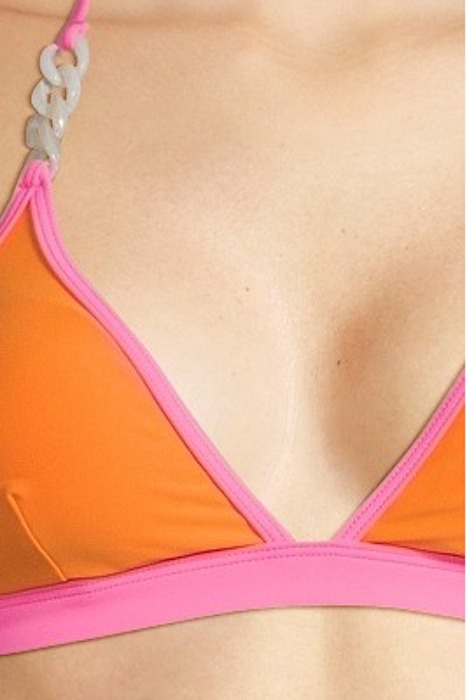 RUTHA-NEON BIKINI TOP ORANGE/PINK 5