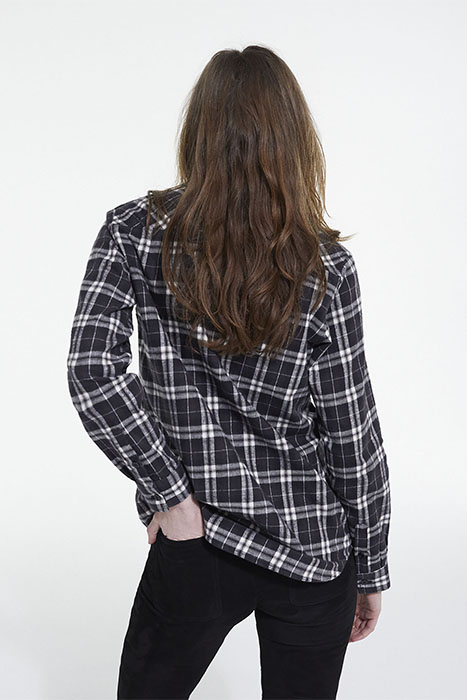 CHEMISE A CARREAUX ET POCHES CONSTRATEES BLACK 2