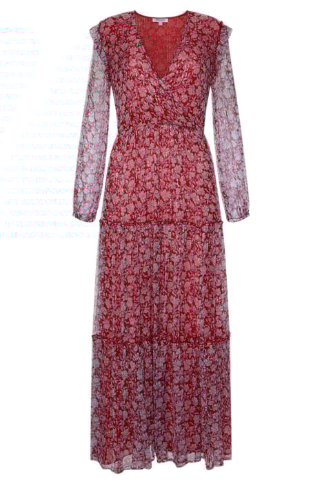 CALA FLORAL LS WRAP MAXI DRS MISC. 3