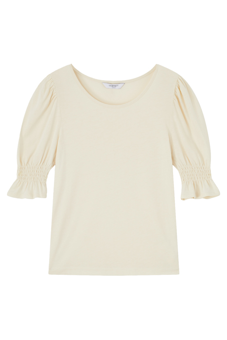 TJ EMILY - SMOCK SLEVEE T CREAM 3