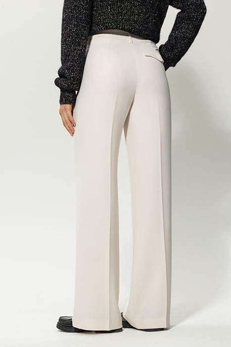 WIDELEG CRÊPE PANTS CREAM 2