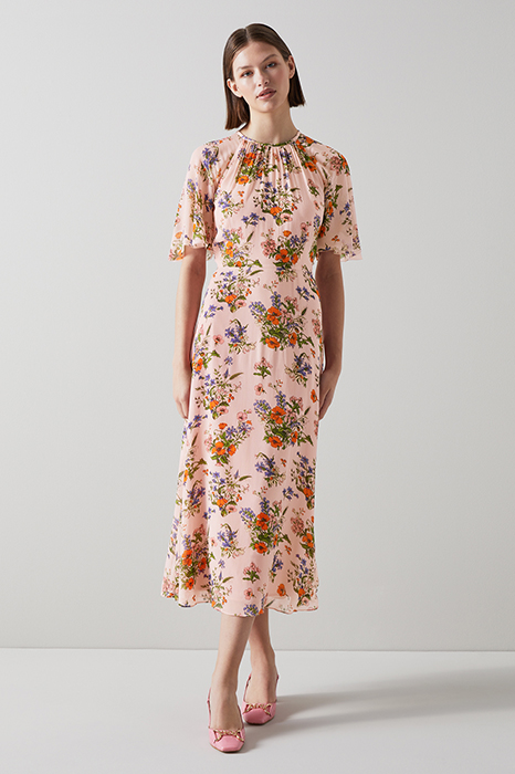 DR ELOWEN - POPPY PRINT PINK 1