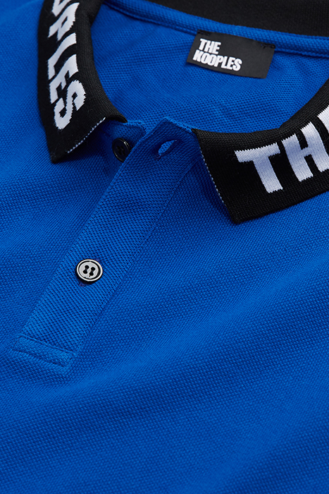 POLO MC RIB LOGO BLUE ELECTRIC 6