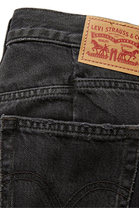 HIGH WAISTED JEANS IN WASHED BLACK 5