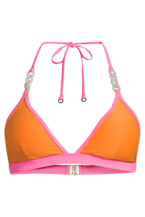 RUTHA-NEON BIKINI TOP ORANGE/PINK 3