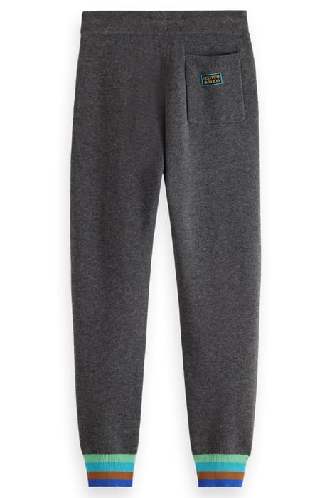 BOYS KNITTED SWEATPANTS CONTAINS ORGANIC COTTON ANTRA MELANG 5