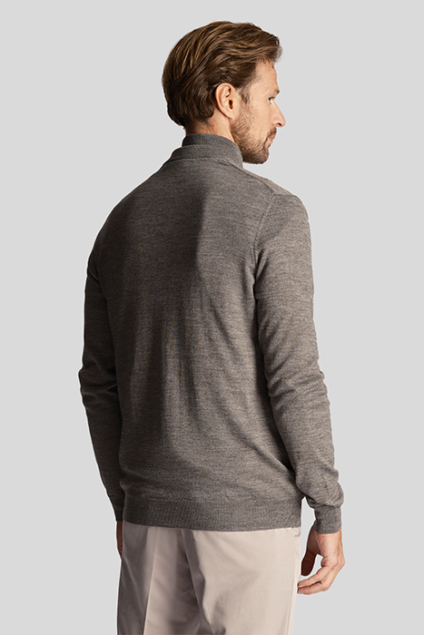 GOLF CORE 1/4 ZIP MERINO MIX MID GREY MARL 2