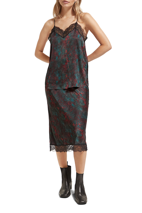 CAMISOLE WITH LACE TRIM SNAKE 3