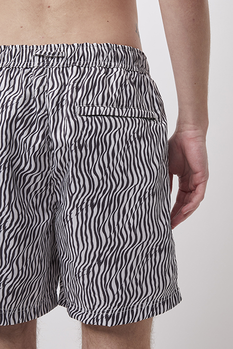 SEINE PRINT RECYCLD SWIM SHORT WHITE 4