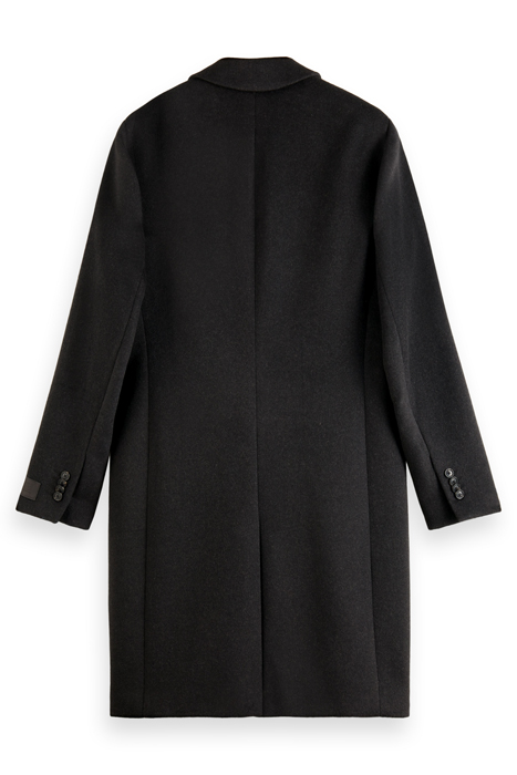 CLASSIC WOOL BLEND OVERCOAT CHARCOAL MELANGE 5