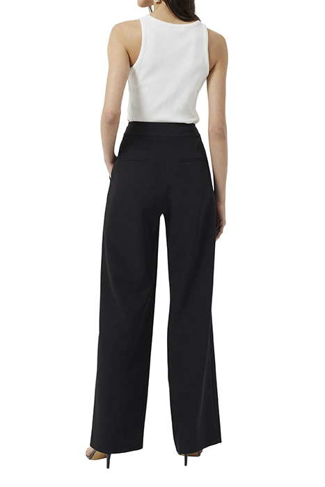 AME SUITING WIDE LEG TROUSER BLACK 2