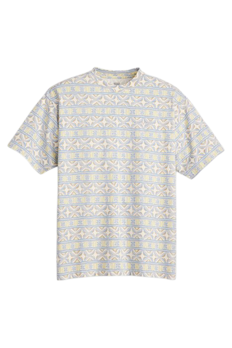 RED PRINTED T-SHIRT BLUE 3