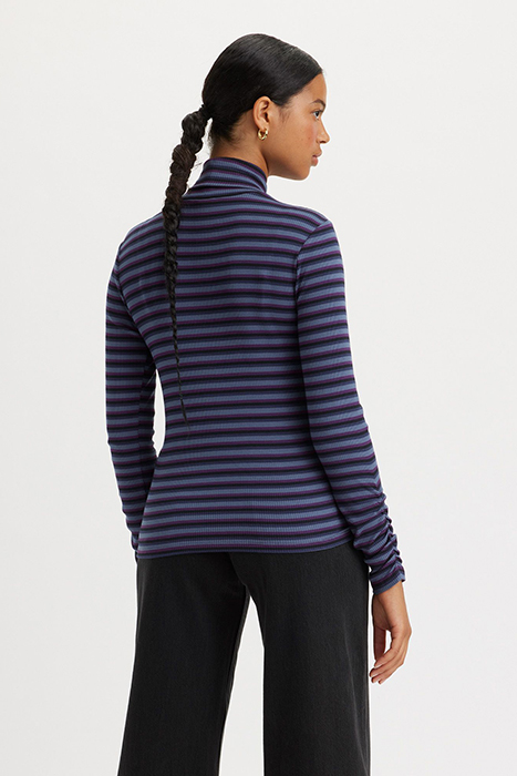 RUCHED LONG-SLEEVED TOP MULTICOLOUR 2